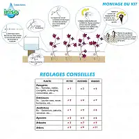 Arrosage automatique IRISO goutte a goutte Jardin Potager