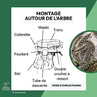 Eco Piège chenille processionnaire du pin D.55cm - arbre de circonférence 85 à 175cm  Eco Piège chenille processionnaire du pin D.55cm - arbre de circonférence 85 à 175cm