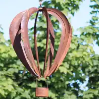 Mobile montgolfière en fer brut