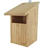 Nichoir ouvert pour Rouge-gorge et Rougequeue noir en bois H.31cm