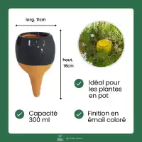 Olla réserve d'eau pour pot et jardinière - l.11cm x H.18 - 30cl