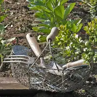 Panier de récolte en grillage 7L