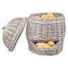 Grand panier en osier pour pommes de terre H. 43 cm