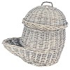 Grand panier en osier pour pommes de terre H. 43 cm