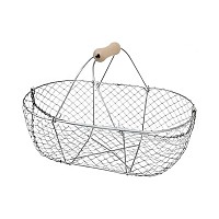 Panier de récolte en grillage