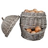 Panier en osier pour oignons H. 34,5 cm