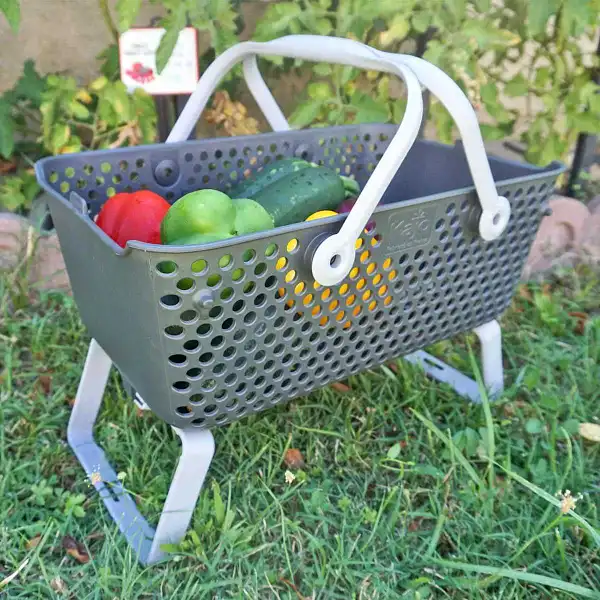 panier recolte kajo gris