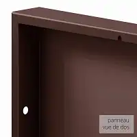 Panneaux décoratifs en métal L.240 x H.180cm - Scène végétale - Marron - lot de 3  Panneaux décoratifs en métal L.240 x H.180cm - Scène végétale - Marron - lot de 3