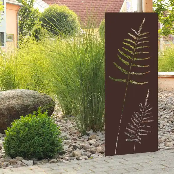 panneau decoupe laser fougere