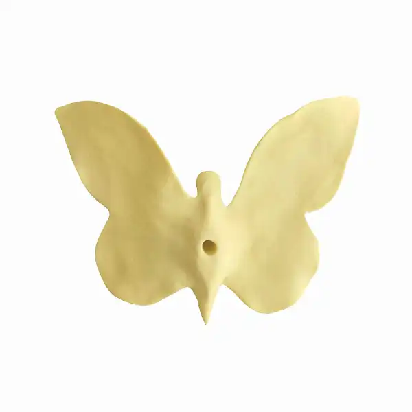papillon fabrication artisanale jaune uni  papillon fabrication artisanale jaune uni