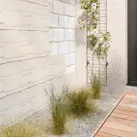 Parement extérieur en béton 0.14m2 pour mur et allée - Aspect pierre naturelle L.44 x l.29cm