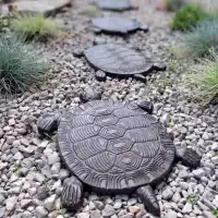 Pas japonais Tortue en fonte - Bronze