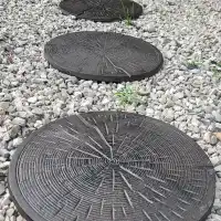 Pas japonais Rondin en fonte - Bronze