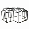 Serre de vie Babette 15.40m2 ACD - Aluminium noir