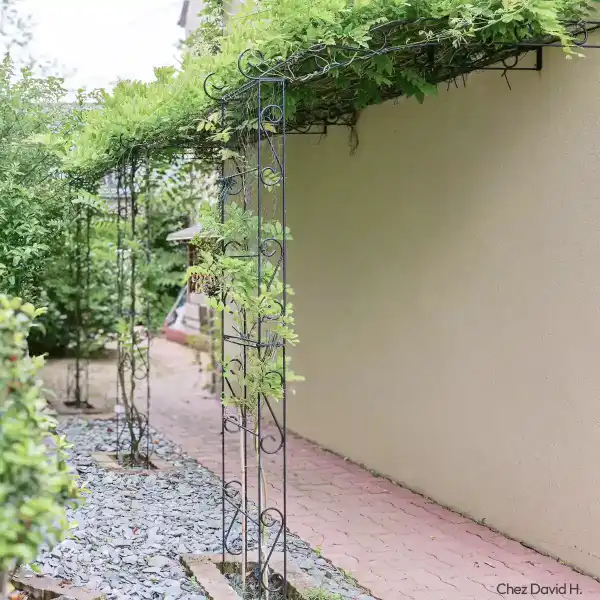 pergola fer adossee david