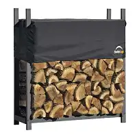 Abri bois de chauffage 0,5 stère - Bûches 30 à 60cm