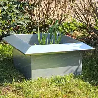 Carré potager acier avec retour anti limace et anti escargot