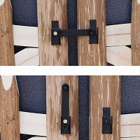 Portillon double en noisetier Larg. 200cm x Haut. 93cm