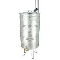 Récupérateur eau de pluie acier zingué 95L