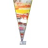 Panneau décoratif en verre - Totem triangulaire 2m