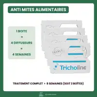 Trichogrammes, Anti mites alimentaires - 1 boite (4 semaines)