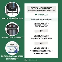 Piège à moustiques extérieur 200m2 - Nouvelle technologie par photocatalyse et UV