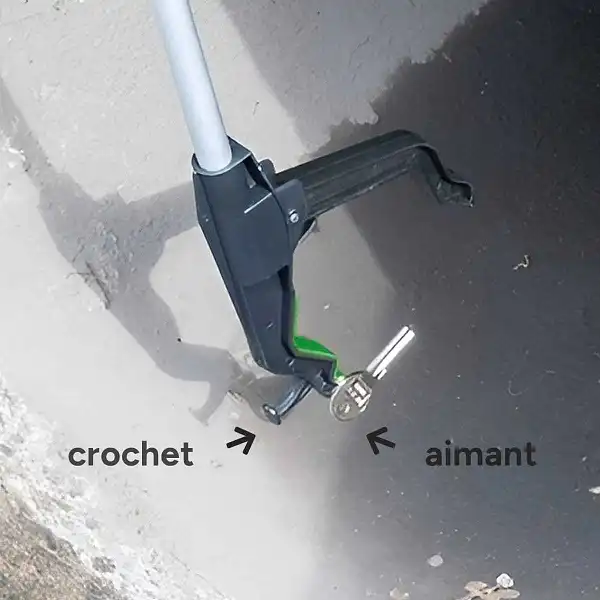 pince crochet aimant