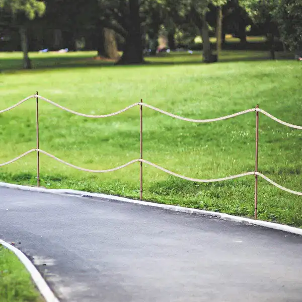 piquet cloture corde jardin 2