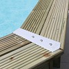 Piscine en bois Sunwater Ubbink 3m x 4,90m - H. 1,20m