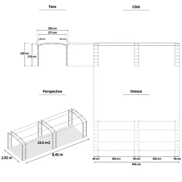 plan carport double