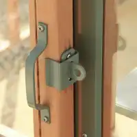 Serre de jardin en bois adossée ALTON Six-LT - Cèdre rouge 7,58m2