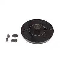 Fontaine solaire, pompe pour bassin - 4 jets d'eau différents - D.16 cm