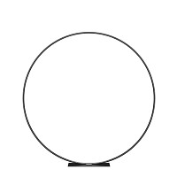 Arche ronde - Porte de lune en métal