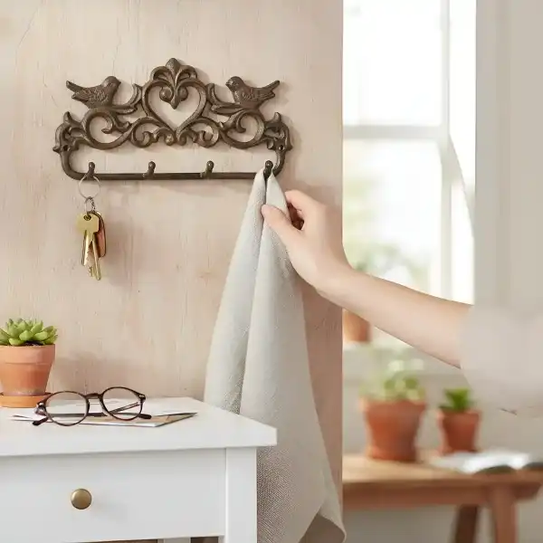 porte manteau vintage fonte