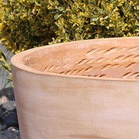 Grand pot de fleur en terre cuite diam. 80cm - 450L