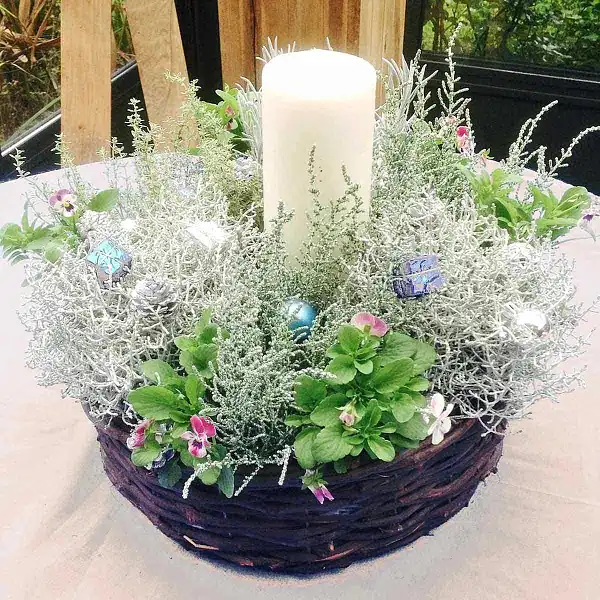 pot panier composition florale