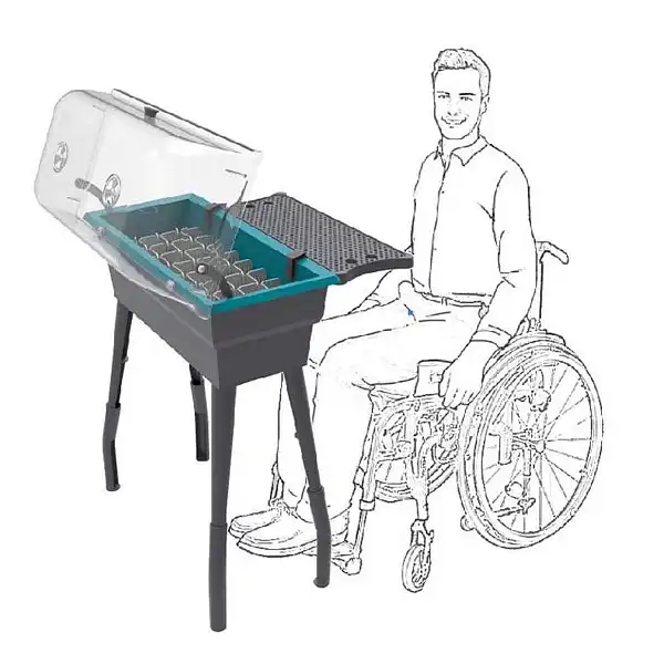 potager haut fauteuil roulant