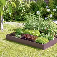 Carré potager modulable en acier H. 25cm