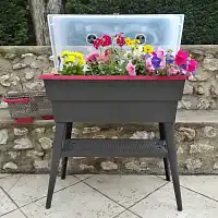 Potager sur pieds avec cloche à semis Calipso COMBI 40L