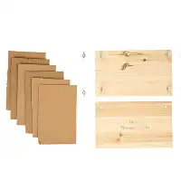 Presse à fleurs et herbes en bois, à visser