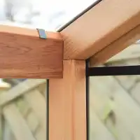 Serre de jardin en bois ALTON Six - Cèdre rouge 5,18m2