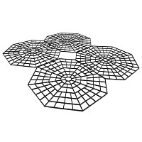 Grilles de protection pour étang et bassin - lot de 20