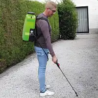 Pulvérisateur électrique 16L sur roulettes ou à dos, batterie longue durée