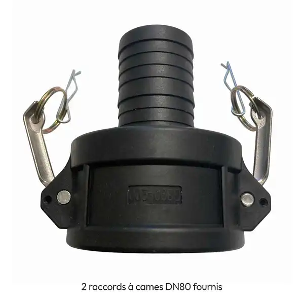 raccord cames DN80 citerne souple  raccord cames DN80 citerne souple