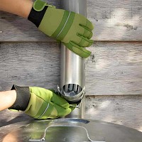 Récupérateur eau de pluie acier zingué 95L