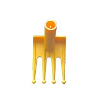 Rateau à feuille innovant à boules avec manche - 4 dents