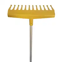 Rateau à feuille innovant à boules avec manche