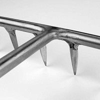 Râteau pour gravier 14 dents inox manche bois Sneeboer