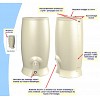 Récupérateur eau de pluie 1000L - Beige