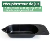 Bokashi Box Composteur de cuisine 10L - 1er prix - D.29.5 x H.26 cm - Fabriqué en France